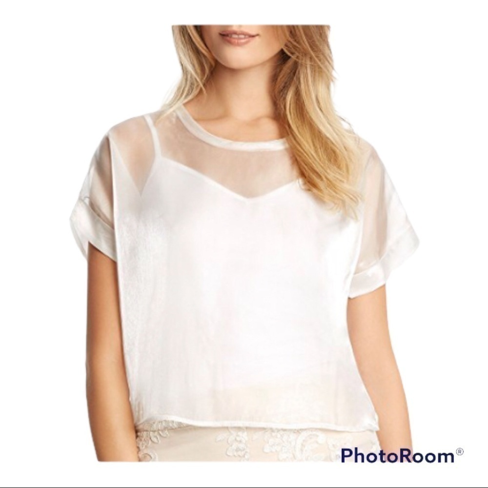 KIIND OF 𝅺Womens Borderline Open Back Crop Top